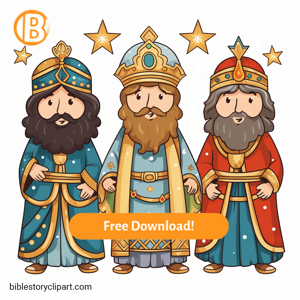 Wise Men Clipart Bible Story Clipart