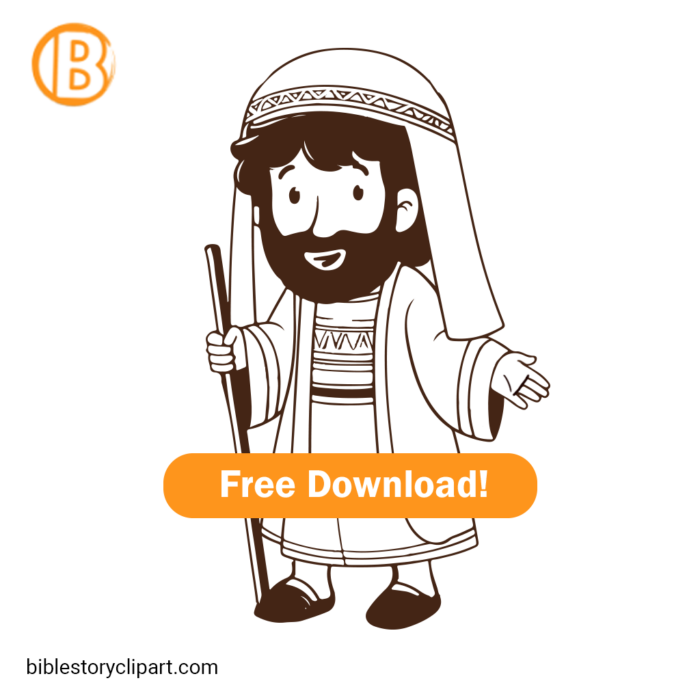 Moses - Bible Story Clipart