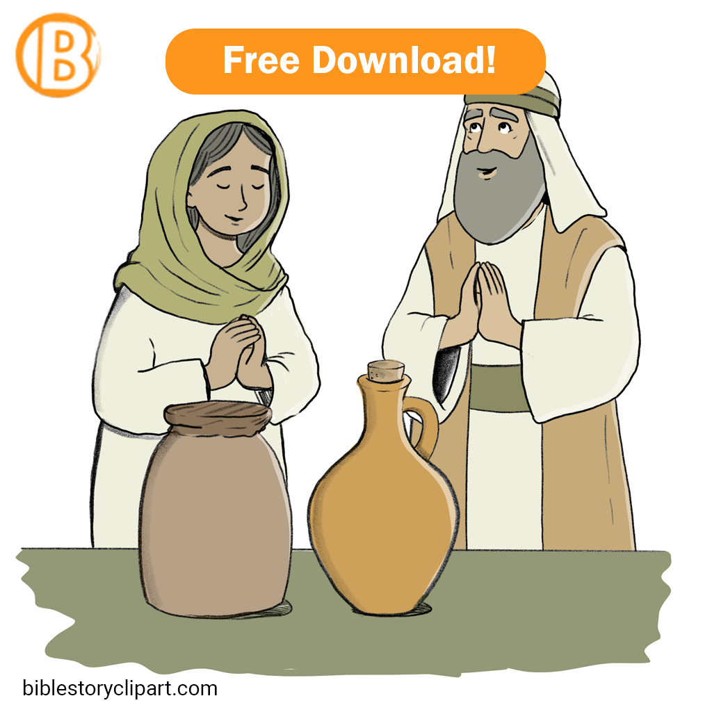 Free Coloring Page Elijah And The Widow Free Coloring Page Elijah And The Widow