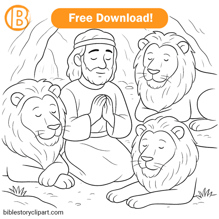 Daniel In The Lions Den Bible Story Clipart Daniel In The Lions Den Bible Story Clipart