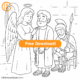 Peter Freed by the Angel Coloring Page