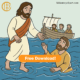 Jesus and Peter walking on water