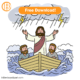 Jesus calming the storm