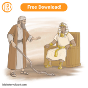 Aaron’s Staff Turns into a Serpent Before Pharaoh