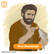 Peter Finds the Coin in the Fish's Mouth